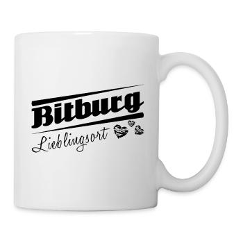 Bitburg - Lieblingsort mit Stadtnamen - Tasse - Weiß - Rechts