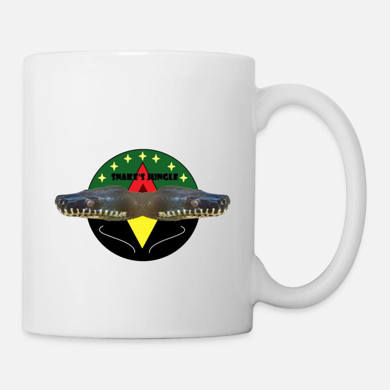 Dschungel der Schlangen - Tasse - Weiß