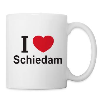 I love Schiedam - Mug blanc - blanc - Droite