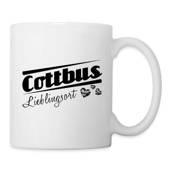 Cottbus - Lieblingsort mit Stadtnamen - Tasse - Weiß - Rechts