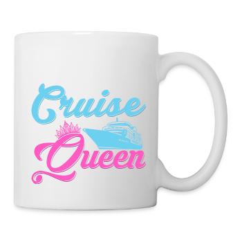 Cruise Queen Crusing Vacation Cruiser - Tasse - Weiß - Rechts
