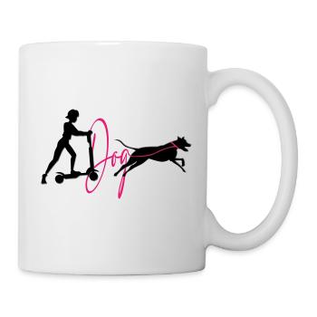 Dog Sports Dog Training Scooter - Mug - white - Right