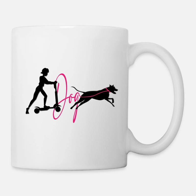 Dog Sports Dog Training Scooter - Mug blanc - blanc
