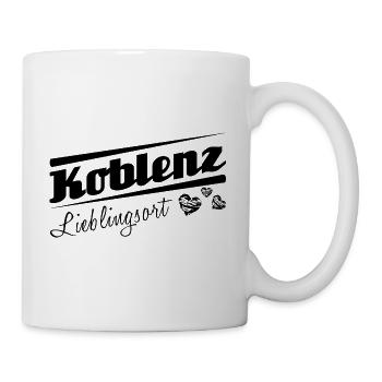 Koblenz - Lieblingsort mit Stadtnamen - Tasse - Weiß - Rechts