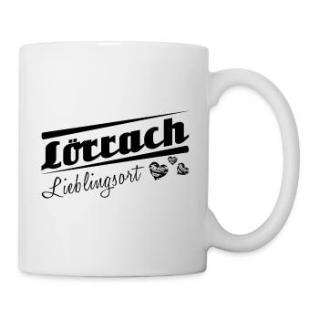 Lörrach - Lieblingsort mit Stadtnamen - Tasse - Weiß - Rechts