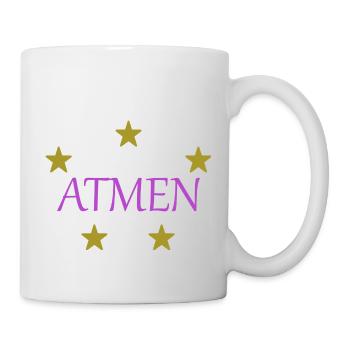 Atmen - Tasse - Weiß - Rechts