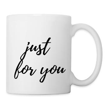 Nur für Sie - Tasse - Weiß - Rechts