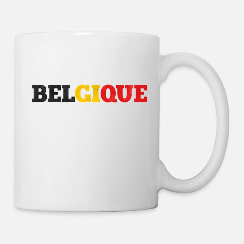 Belgique - Mug blanc - blanc