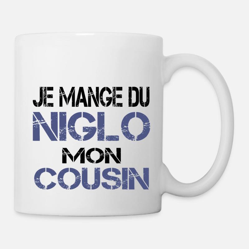 Je mange du Niglo - Mug blanc - blanc