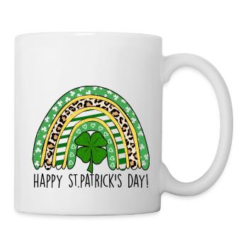 Happy St. Patrick's Day Saint Patrick Ireland Irish - Mug - white - Right