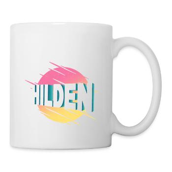 Hilden Deutschland Stadt Schrift Vintage Retro - Tasse - Weiß - Rechts