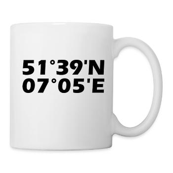 Marl coordinates - Mug - white - Right