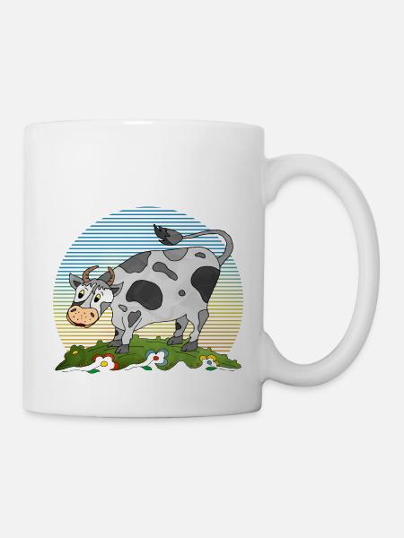 Stier - Tasse - Weiß