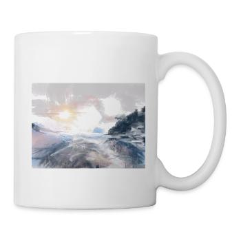Amour magique de la nature - Mug blanc - blanc - Droite