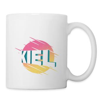 Kiel Allemagne City Font Vintage Rétro - Mug blanc - blanc - Droite