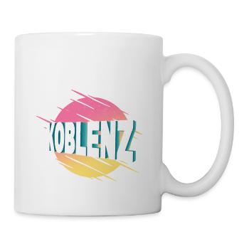 Koblenz Germany City Font Vintage Retro - Mug - white - Right