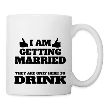 Fiançailles Mariage Bagues de Mariage JGA Mariage Coeur Amour - Mug blanc - blanc - Droite