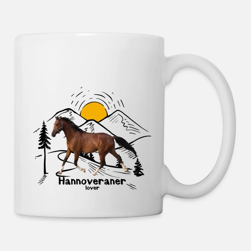 Hannoveraner Pferd - Tasse - Weiß
