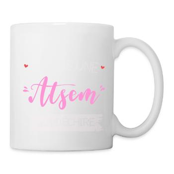 Je Suis Une ATSEM qui Déchire Idée cadeau Drôle - Mug blanc - blanc - Droite
