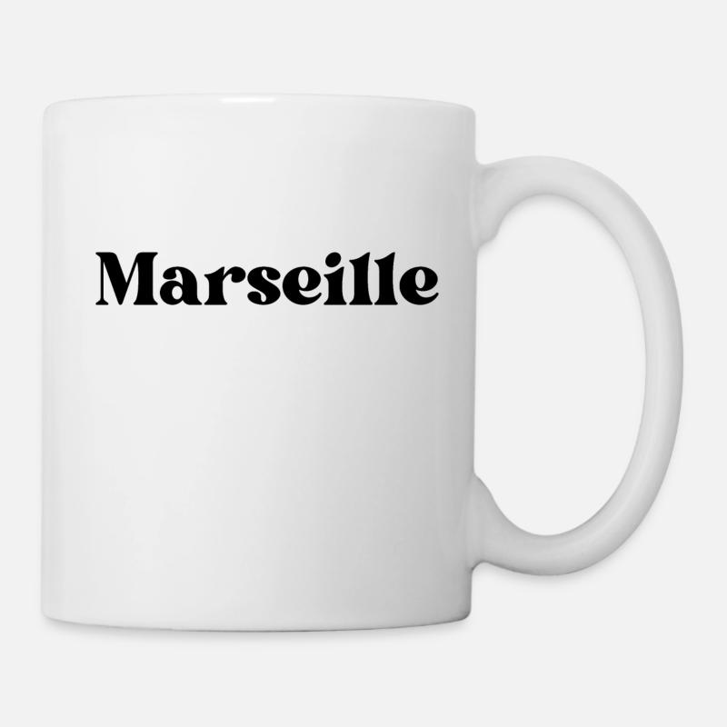 Marseille - Mug blanc - blanc