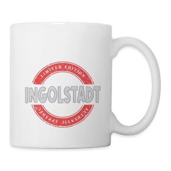 Ingolstadt Deutschland Stadt Skyline Heimat Liebe - Tasse - Weiß - Rechts
