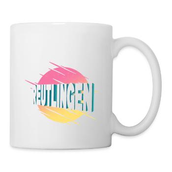 Reutlingen Germany City Font Vintage Retro - Mug - white - Right
