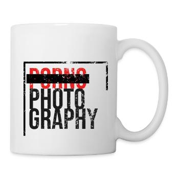 Pornography ehm Photography - No Porn - Tasse - Weiß - Rechts