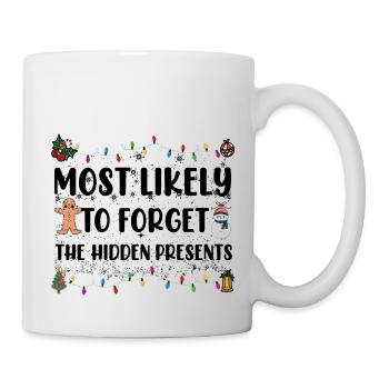 Most Likely To Forget The Hidden Presents Family - Mug - white - Right