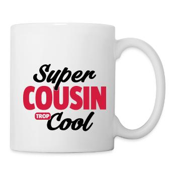 super cousin cool / cadeau humour cousin - Mug blanc - blanc - Droite