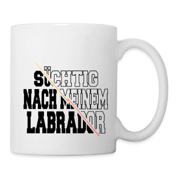 hunderasse bullterrier bachhund bluthund spaß bday - Tasse - Weiß - Rechts
