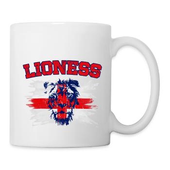 Championnes d’Angleterre de football féminin Lionnes 2022 - Mug blanc - blanc - Droite