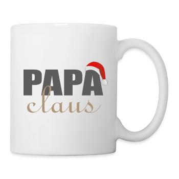 Weihnachten Papa claus Papaclaus - Tasse - Weiß - Rechts