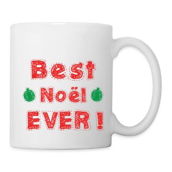 Best noël EVER - Mug blanc - blanc - Droite