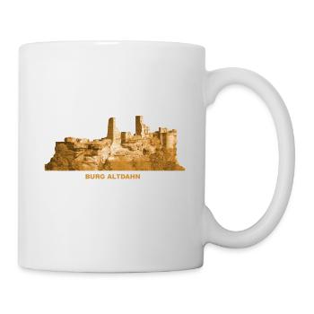 Altdahn Burg Ruine Pfälzer Wald Rheinland-Pfalz - Tasse - Weiß - Rechts