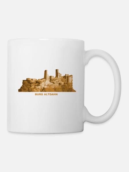 Altdahn Burg Ruine Pfälzer Wald Rheinland-Pfalz - Tasse - Weiß