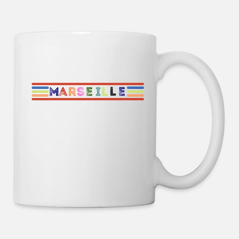 Marseille - Tasse - Weiß
