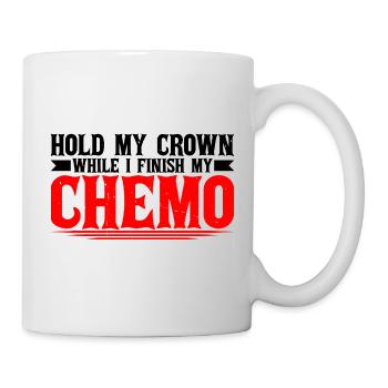 Tenez ma couronne pendant que je termine ma chimio 34 - Mug blanc - blanc - Droite