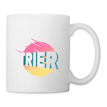Trier Germany City Font Vintage Retro - Mug - white - Right