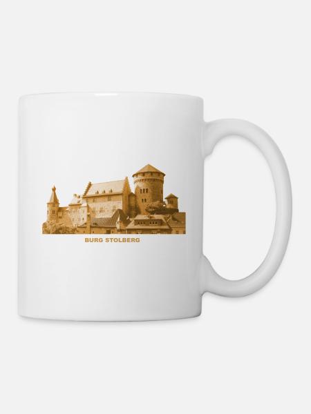 Stolberg Rheinland-Pfalz Burg - Tasse - Weiß