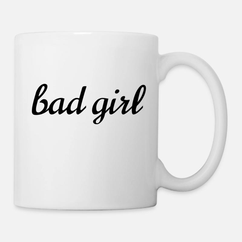 Mauvaise fille - Mug blanc - blanc