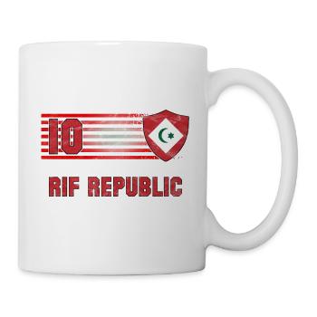 Équipe de football de la République du Rif - Mug blanc - blanc - Droite