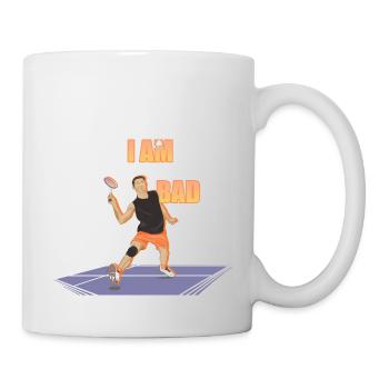 Badminton - Mug blanc - blanc - Droite