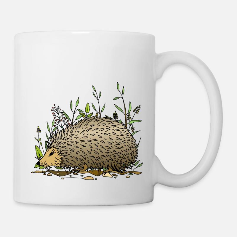 Igel - Tasse - Weiß