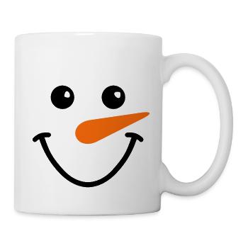 T-shirt de Noël pour de belles fêtes en famille. - Mug blanc - blanc - Droite