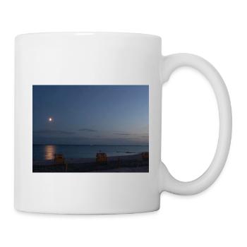 ostsee in der nacht - Tasse - Weiß - Rechts