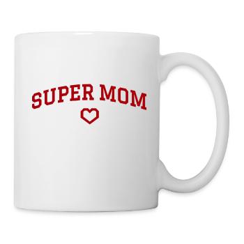 Super mon coeur - Mug blanc - blanc - Droite