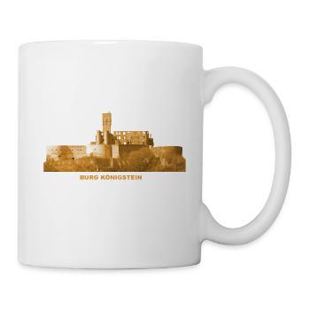 Château de Königstein ruine Taunus Hesse - Mug blanc - blanc - Droite
