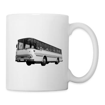 Fleischer Bus Gera DDR Ostalgie Oldtimer - Mug - white - Right