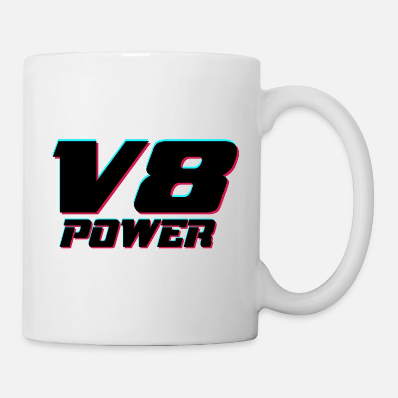 V8 Power - Mug - white