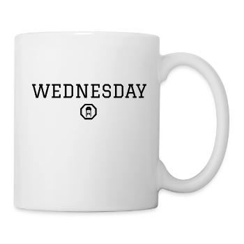 Wednesday badge - Mug - white - Right